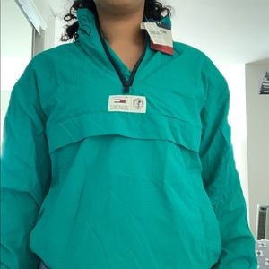 Tommy Jeans Teal Windbreaker